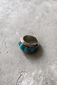 CHUNKY TURQUOISE RING