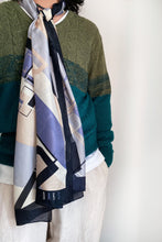 Load image into Gallery viewer, DAKS / ABSTRACT THIN SCARF