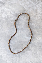 Load image into Gallery viewer, BROWN LEOPARD BEADED NECKLACE