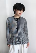 Load image into Gallery viewer, WINDSMOOR / STRIPED PEPLUM TOP from HK