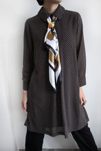 Load image into Gallery viewer, NACRÉ BROWN DOTTED DRESS