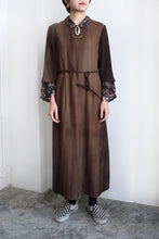 Load image into Gallery viewer, BROWN SHADED WOOL DRESS