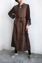 Load image into Gallery viewer, BROWN SHADED WOOL DRESS