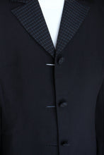 Load image into Gallery viewer, BLUE CHECKERED COLLAR BOXY BLAZER