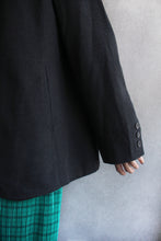 Load image into Gallery viewer, CHARCOAL BOXY WOOL BLAZER