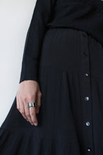 Load image into Gallery viewer, MICRO TIER BLACK SKIRT