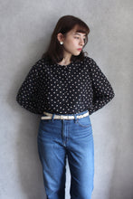 Load image into Gallery viewer, DOTTED PETER PAN COLLAR TOP