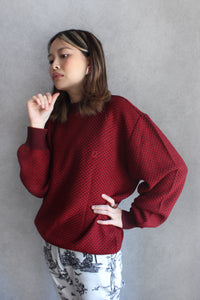 ALMANIA / WAFER BISCUITS WOOL SWEATER