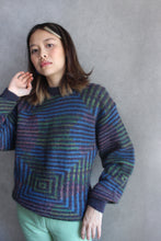 Load image into Gallery viewer, RAINBOW MAZE MOHAIR WOOL SWEATER
