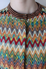 Load image into Gallery viewer, PARADISO / RAINBOW WAVE KNIT TOP