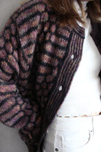 Load image into Gallery viewer, DEAUVILLE MAUVE POPCORN MOHAIR CARDIGAN