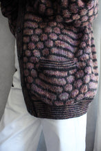 Load image into Gallery viewer, DEAUVILLE MAUVE POPCORN MOHAIR CARDIGAN