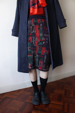 Load image into Gallery viewer, MYSTIC GEO KNITTED WOOL SKIRT