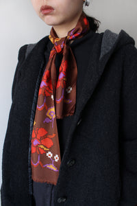 80s ANALOG FLORAL SCARF