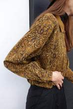 Load image into Gallery viewer, MUSTARD FAUNA POLO BLOUSE