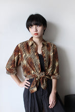 Load image into Gallery viewer, TIGER PATTERN MIXED SHIRT