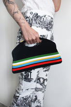 Load image into Gallery viewer, RAINBOW STRIPED NOVELTY PURSE