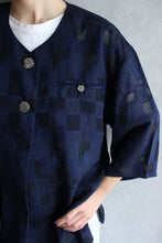 Load image into Gallery viewer, MIDNIGHT SHEER PATTERN BLOUSE