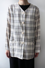Load image into Gallery viewer, CREAM CHECKERED TUNIC