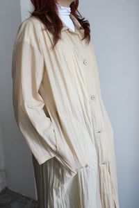 JAUNE PLEATED LONG OUTER