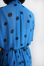 Load image into Gallery viewer, SKY BLUE DOTTED DRESS