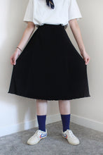 Load image into Gallery viewer, MICRO PLEATED SKIRT WITH RUFFLED EDGE