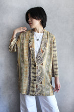 Load image into Gallery viewer, YELLOW ETHNIC PATTERN BLAZER