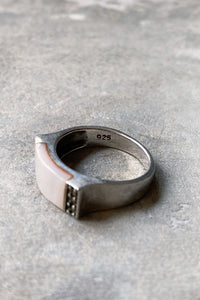 MOP STERLING SILVER RING