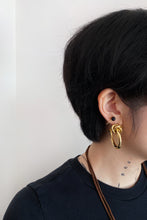 Load image into Gallery viewer, KNOTTED TUBE EARRINGS