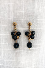Load image into Gallery viewer, J.CREW / BLACK GRAPES EARRINGS