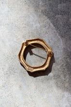 Load image into Gallery viewer, AVON / HEXAGON BAMBOO BROOCH