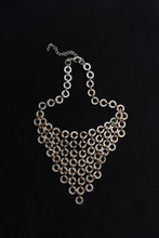 Load image into Gallery viewer, SILVER &amp; COPPER BEEHIVE NECKLACE