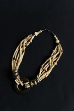 Load image into Gallery viewer, CARVED BEADS BOHO NECKLACE