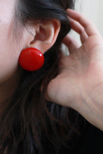 Load image into Gallery viewer, CLASSIC RED DOT EARRINGS