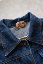 Load image into Gallery viewer, DENIM JACKET WITH EMBROIDERED BACK