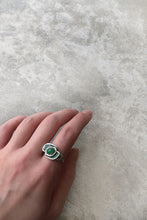 Load image into Gallery viewer, GREEN ENAMEL JELLY BEAD RING