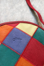 Load image into Gallery viewer, LONGCHAMP / PATCHWORK SUEDE LEATHER CROSSBODY BAG