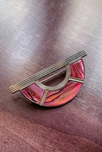 Load image into Gallery viewer, NUSI / PINK SEA SHELL MODERNIST BROOCH