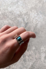 Load image into Gallery viewer, SARAH COVENTRY / HAMMERED TURQUOISE RING