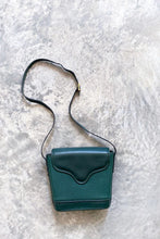 Load image into Gallery viewer, PHILIPPE CHARRIOL / EMERALD GREEN STUDDED CROSSBODY BAG