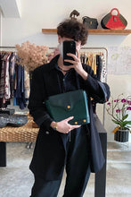 Load image into Gallery viewer, PHILIPPE CHARRIOL / EMERALD GREEN STUDDED CROSSBODY BAG