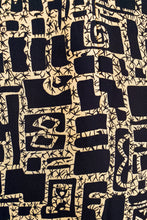 Load image into Gallery viewer, YELLOW &amp; BLACK FUZZO PRINT BLOUSE