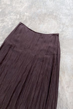 Load image into Gallery viewer, METALLIC BURGUNDY DOUBLE SKIRT