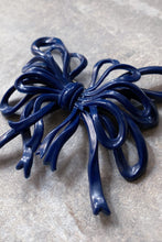 Load image into Gallery viewer, BLUE OVERSIZED KNOT BROOCH