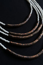 Load image into Gallery viewer, WHITE COPPER SNAKE STRAND NECKLACE
