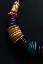 Load image into Gallery viewer, COLOURFUL BODEO WOODEN TRIBAL NECKLACE