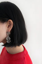 Load image into Gallery viewer, TWINS SPIRAL DANGLING EARRINGS